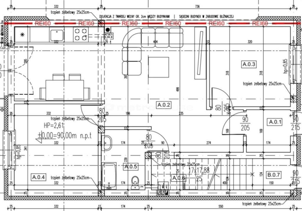 Mieszkanie trzypokojowe na sprzedaż Bieniewice  61m2 Foto 5