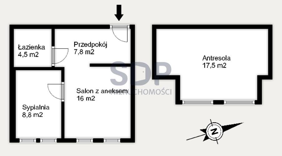 Mieszkanie trzypokojowe na sprzedaż Wrocław, Psie Pole, Poświętne, Kamieńskiego Henryka Michała  55m2 Foto 6