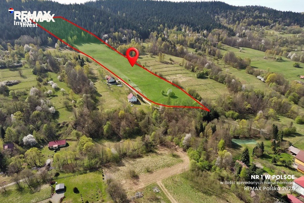 Działka 4,68 ha z lasem i widokami na góry Las, Bacówka 0  46 823m2 Foto 1