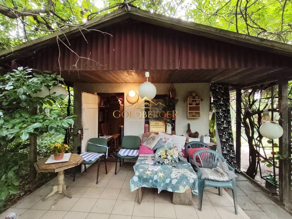 Polecam zalesioną działkę 414 m² z murowanym domkiem w Poznaniu Poznań, Opolska  414m2 Foto 1