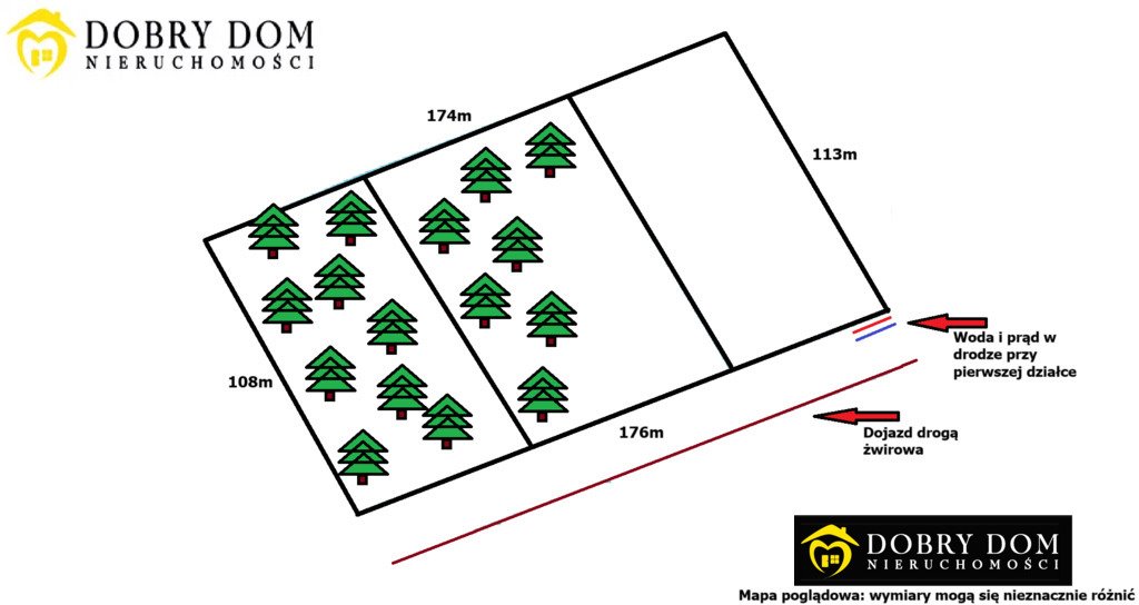 Działka rolno-leśna 1,97 ha w Rogaczach – spokój i natura Rogacze  19 683m2 Foto 1