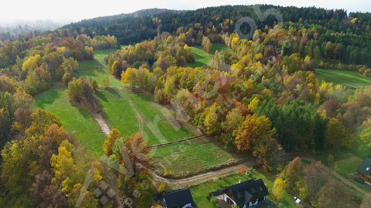 Działka pod dom z widokiem, las, media, 1028 m² Jelenia Góra, Cieplice Śląskie-Zdrój  1 028m2 Foto 1