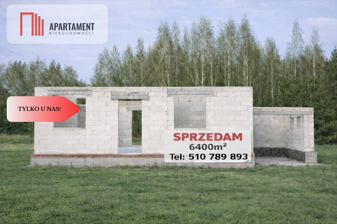 Na sprzedaż działka z fundamentami pod nowoczesny dom w Borach Tucholskich Osłowo  100m2 Foto 1