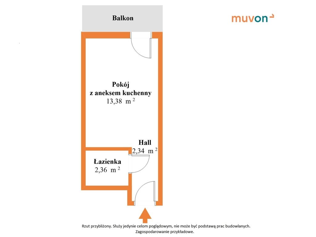 Kawalerka na sprzedaż Międzyzdroje, Promenada Gwiazd  18m2 Foto 7