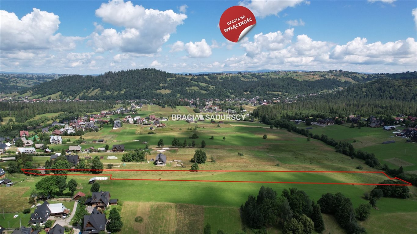 Działka budowlana na sprzedaż Poronin, Majerczykówka  11 350m2 Foto 2