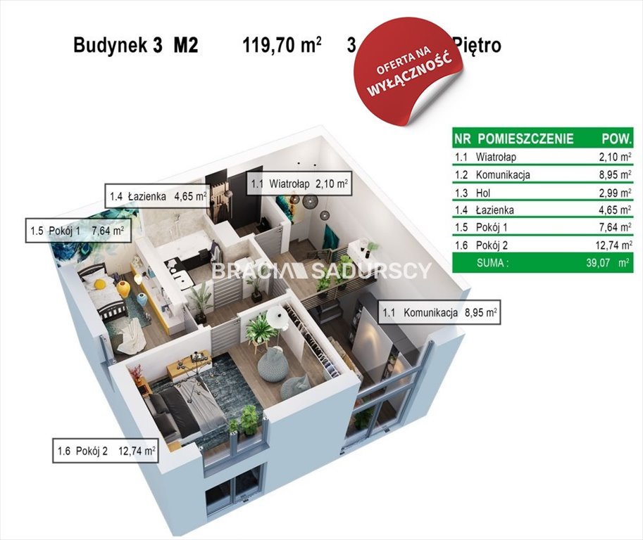 Mieszkanie trzypokojowe na sprzedaż Kraków, Balice, Balice, Aleja Jurajska  119m2 Foto 4