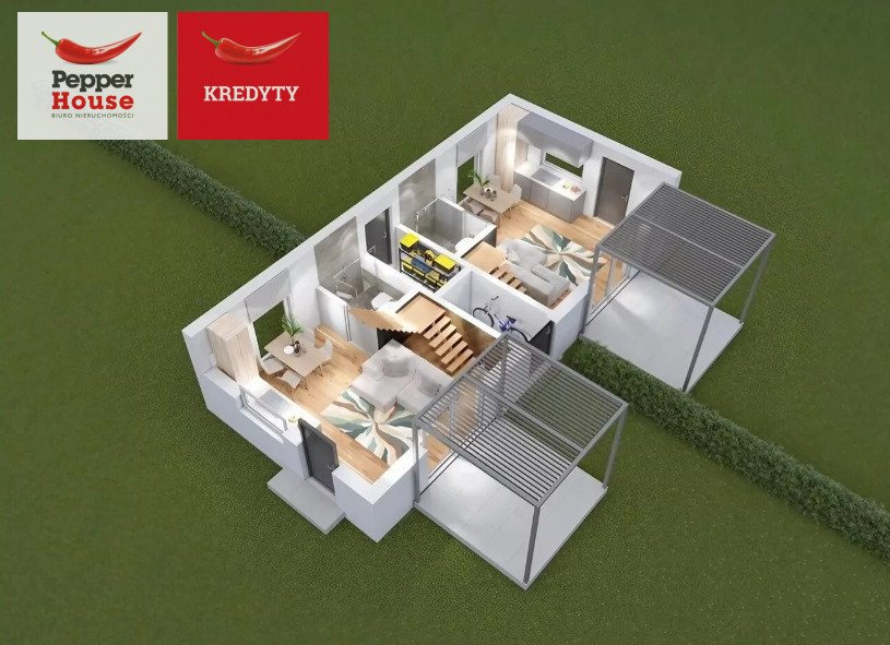 Nowoczesne 49 m2 z ogródkiem i tarasem w Tupadłach Tupadły, Zbożowa  49m2 Foto 1