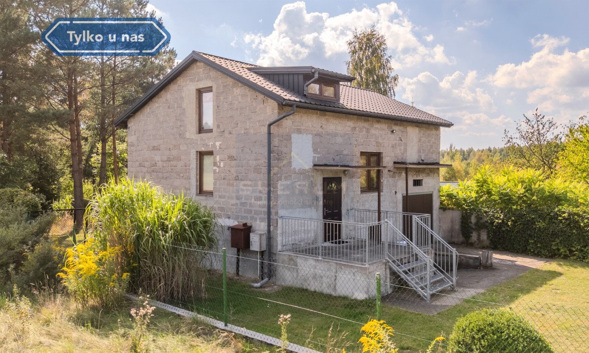 Dom wolnostojący na dużej działce 4882 m² z garażem i kominkiem Siedlec Mały  85m2 Foto 1