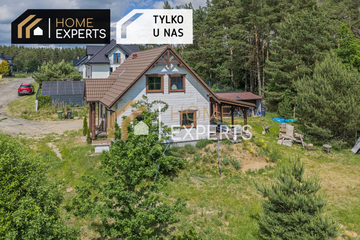 Do sprzedania dom z tarasem i widokiem na las w Kiełpinie Kiełpino, Tadeusza Kościuszki  138m2 Foto 1