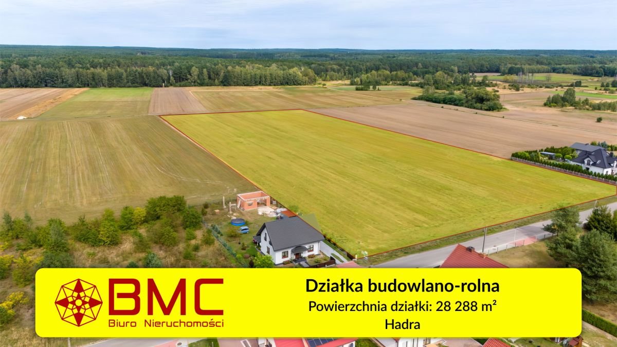Działka budowlana na sprzedaż Hadra, Szkolna  28 288m2 Foto 1