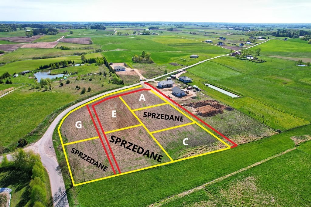 Działki budowlane w Krupinie pod Oleckiem – gotowe do zabudowy! Krupin  1 175m2 Foto 1