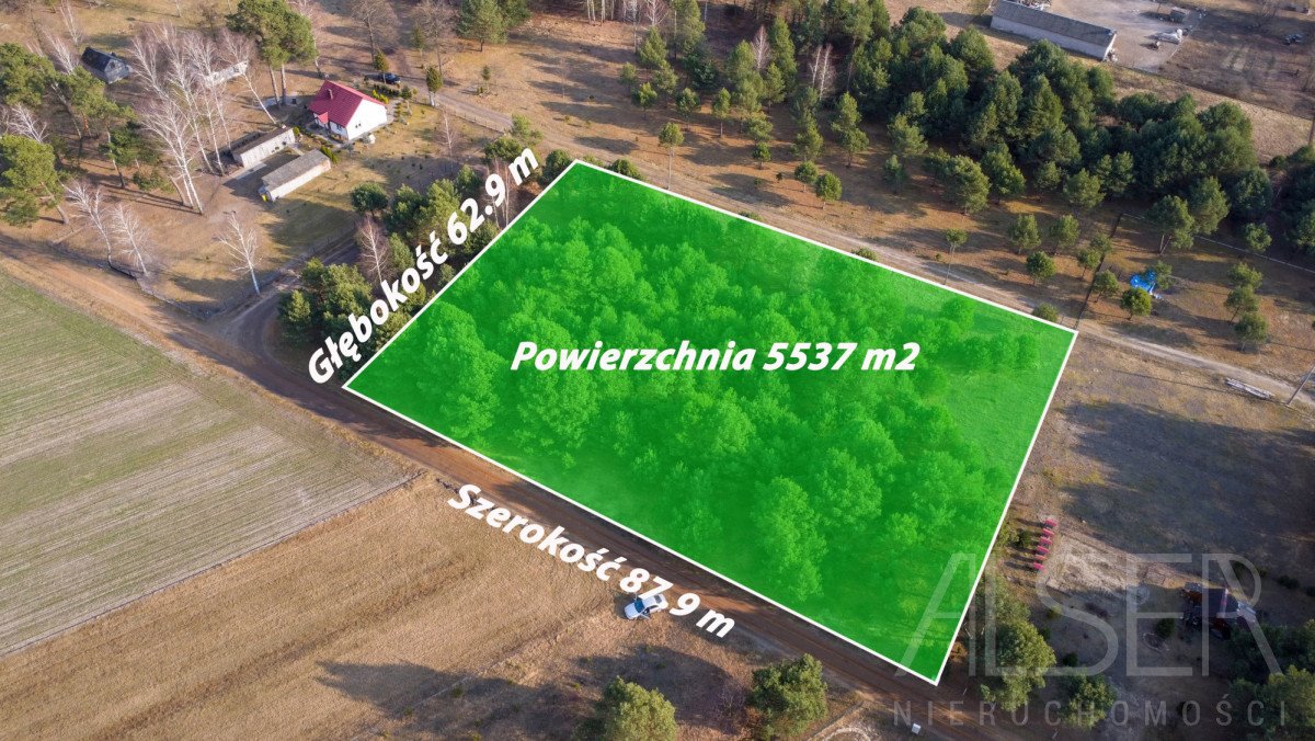 Działki pod zabudowę w malowniczej okolicy, 2 opcje! Chrzczanka Włościańska, Leśna  5 537m2 Foto 1