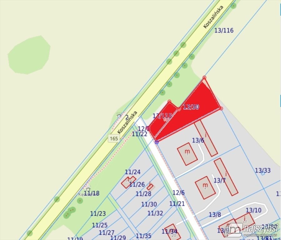 Działka budowlana na sprzedaż Kołobrzeg  1 701m2 Foto 1