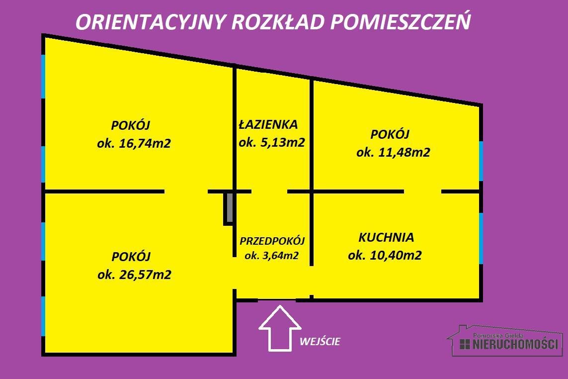 Mieszkanie trzypokojowe na sprzedaż Szczecinek, Pileckiego  77m2 Foto 4