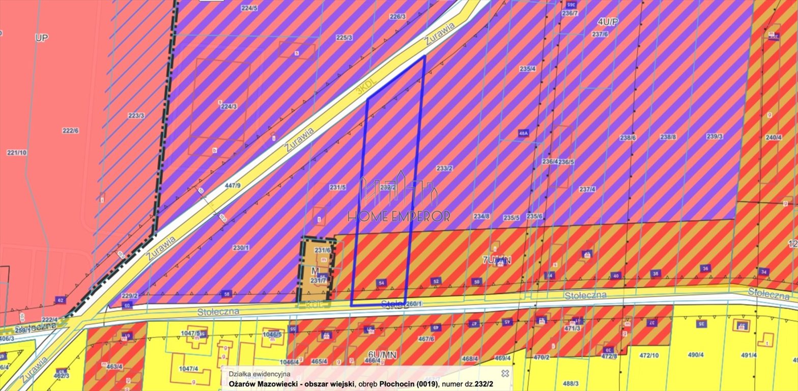 Działka przemysłowo-handlowa na sprzedaż Płochocin, Stołeczna  5 803m2 Foto 1