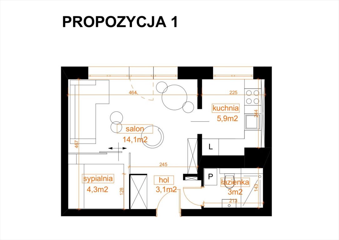 Mieszkanie dwupokojowe na sprzedaż Warszawa, Mokotów, Puławska  31m2 Foto 6