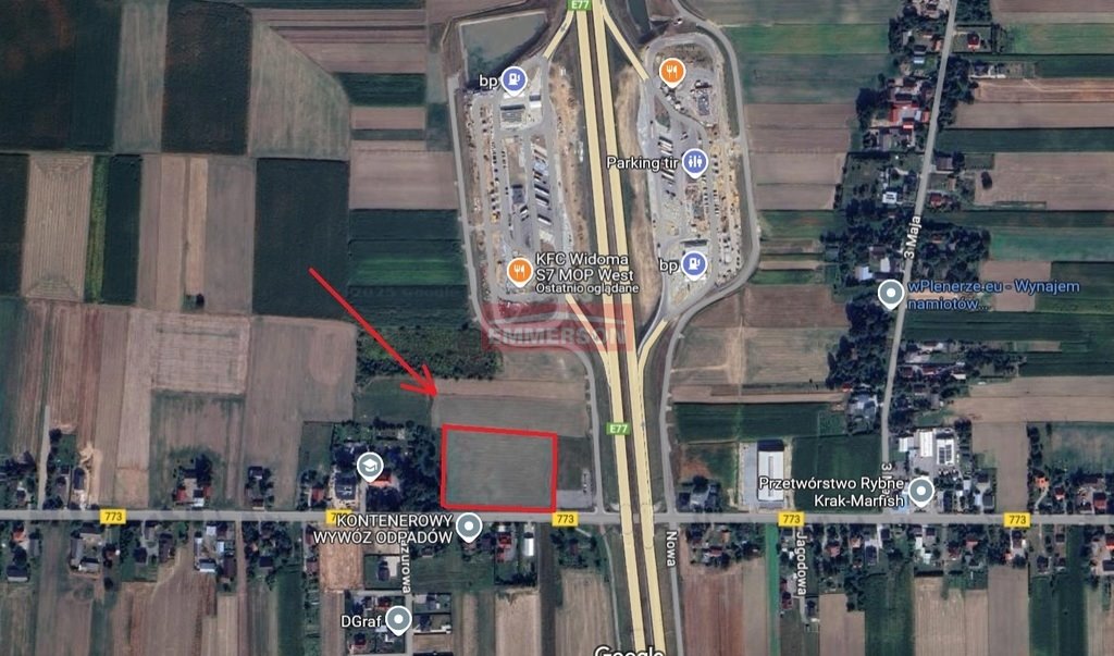 Działka komercyjna na sprzedaż Poskwitów  10 000m2 Foto 1
