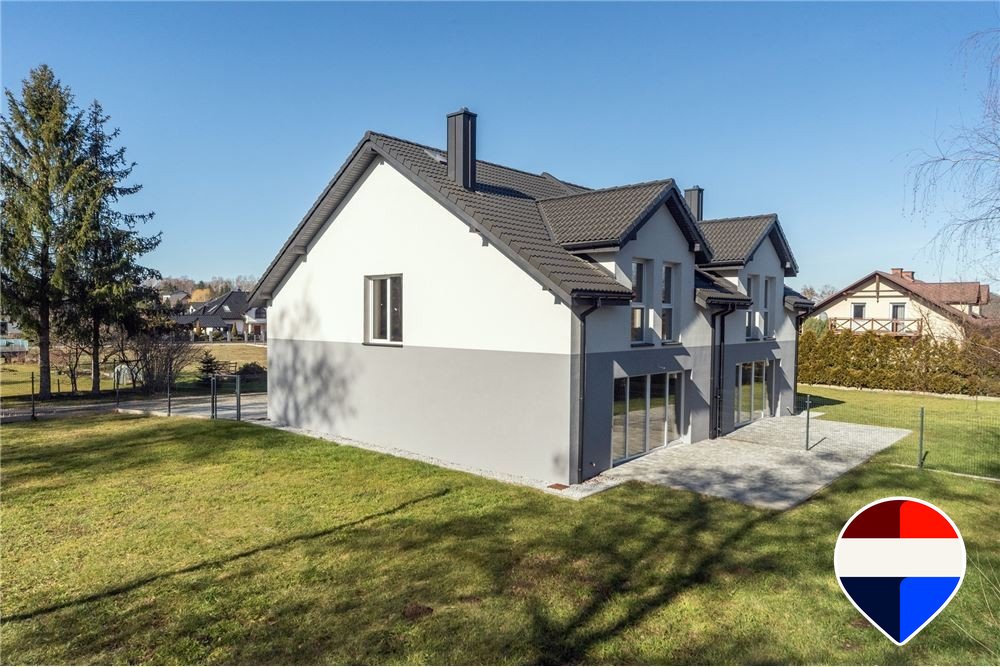 Nowoczesny bliźniak 140 m² z garażem i dużą działką Jasienica, 1666A  140m2 Foto 1