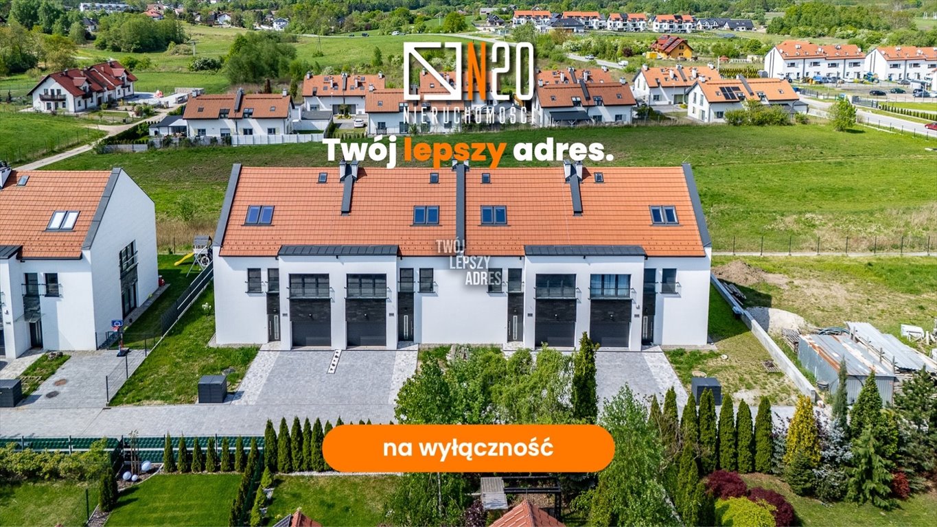 Nowoczesny dom 172 m² z garażem i tarasem (Dębiki) Kraków, Dębniki, Sidzina, Leona Petrażyckiego  173m2 Foto 1