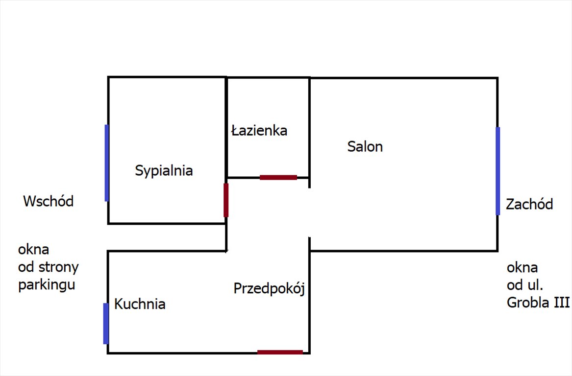 Mieszkanie dwupokojowe na sprzedaż Gdańsk, Śródmieście, Grobla III  47m2 Foto 18