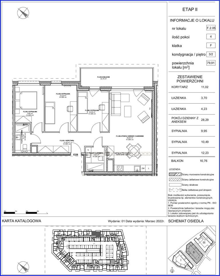 Mieszkanie czteropokojowe  na sprzedaż Szczecin, Łasztownia, Celna  80m2 Foto 3