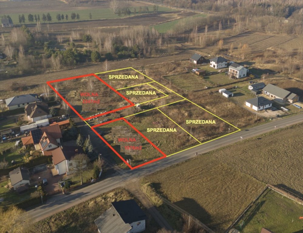 Działka 2347 m² w Bramkach (blisko Warszawy) z mediami Bramki, Malownicza  2 347m2 Foto 1
