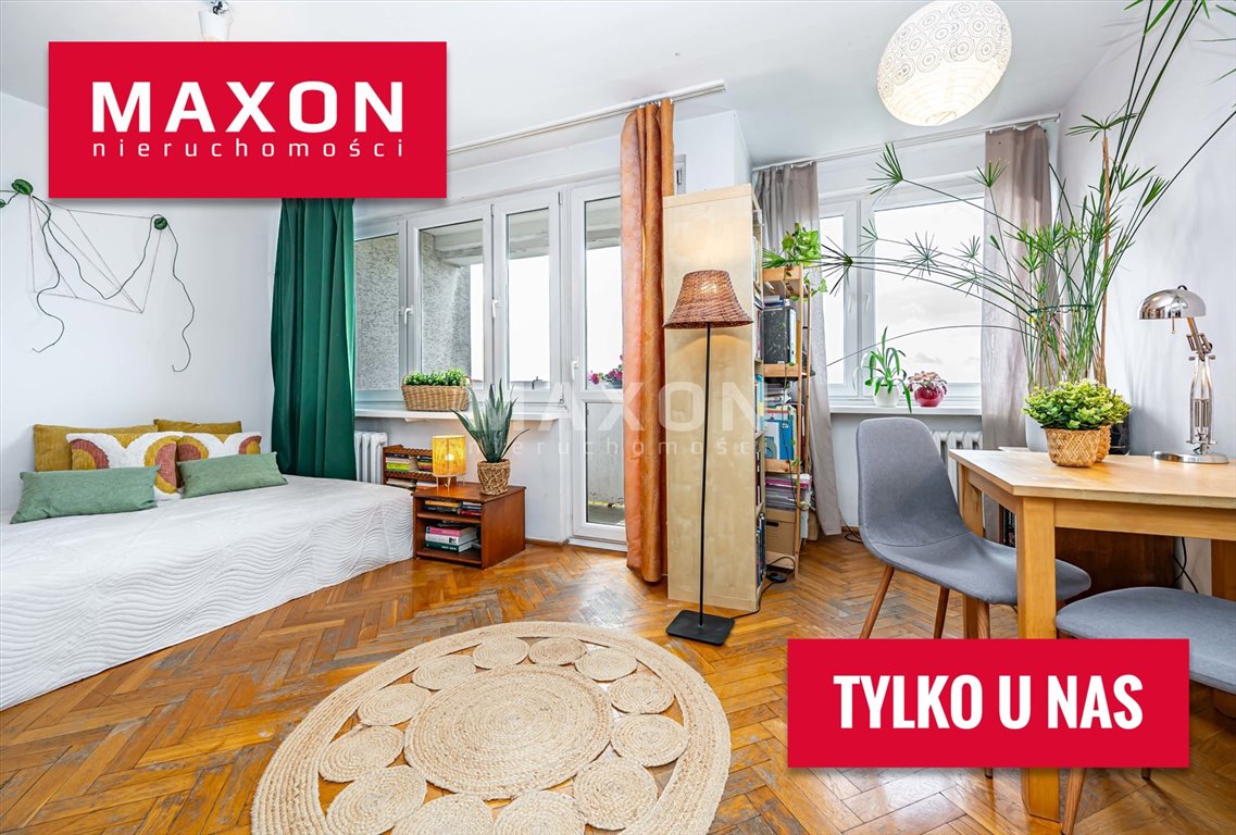 Widok na park i panorama Warszawy – kawalerka 28,9 m² Warszawa, Mokotów, ul. Giordana Bruna  29m2 Foto 1