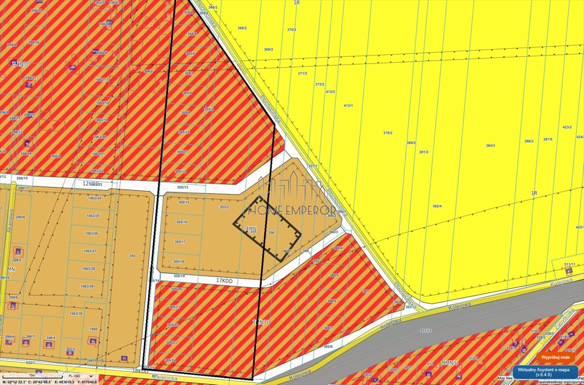 Działka 50ha z planem zagospodarowania i mediami w pobliżu Płochocin, Płochocińska  50 400m2 Foto 1