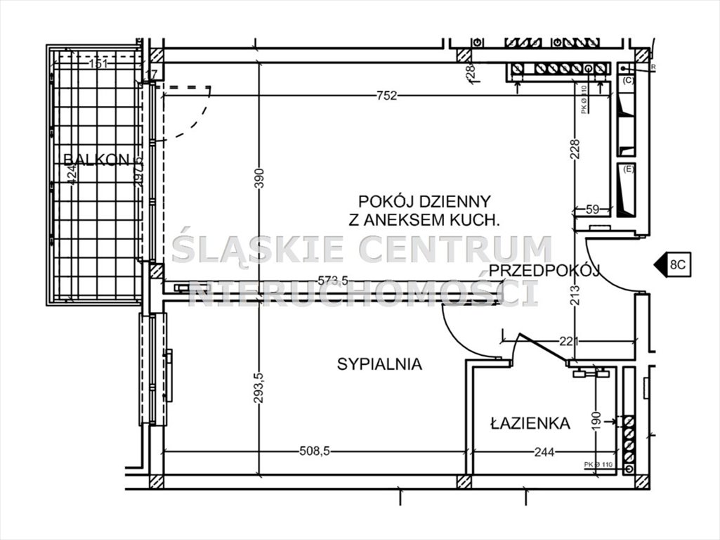 Mieszkanie dwupokojowe na wynajem Katowice, Brynów, Orkana  52m2 Foto 16