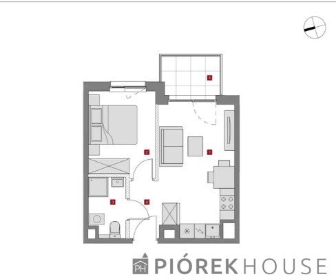Nowoczesne 2-pokojowe mieszkanie z balkonem, miejsce w garażu Warszawa, Bemowo, Jana Heweliusza  33m2 Foto 1
