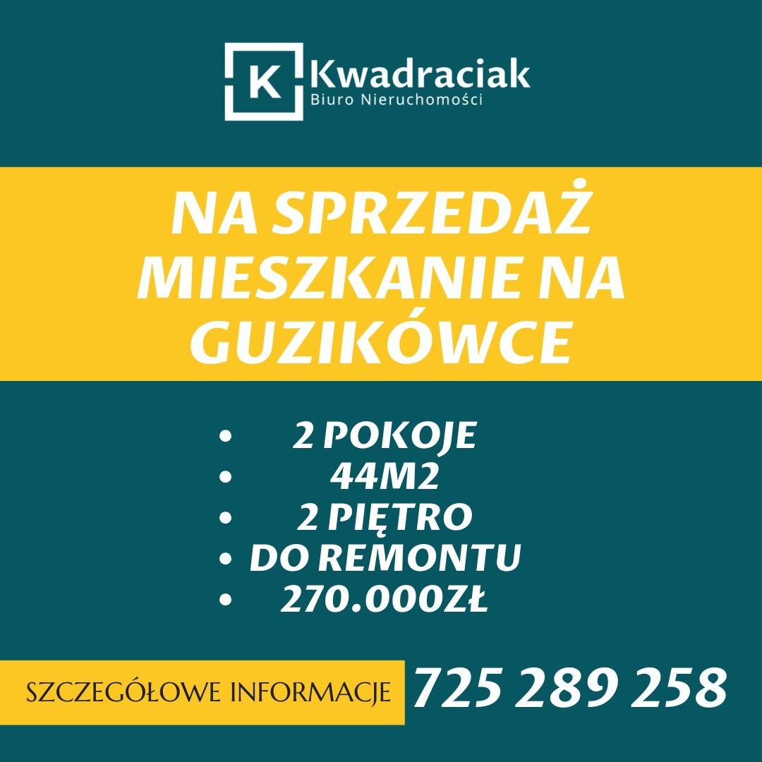 Mieszkanie dwupokojowe na sprzedaż Krosno, Stefana Kisielewskiego  44m2 Foto 1