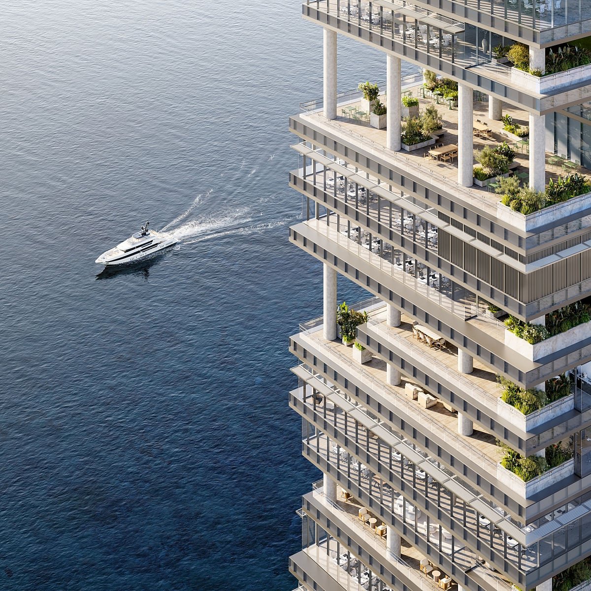 Luksusowe biuro z widokiem na Burj Khalifa w Business Bay Zjednoczone Emiraty Arabskie, Business Bay, Business Bay, Business Bay, Dubaj  940m2 Foto 1