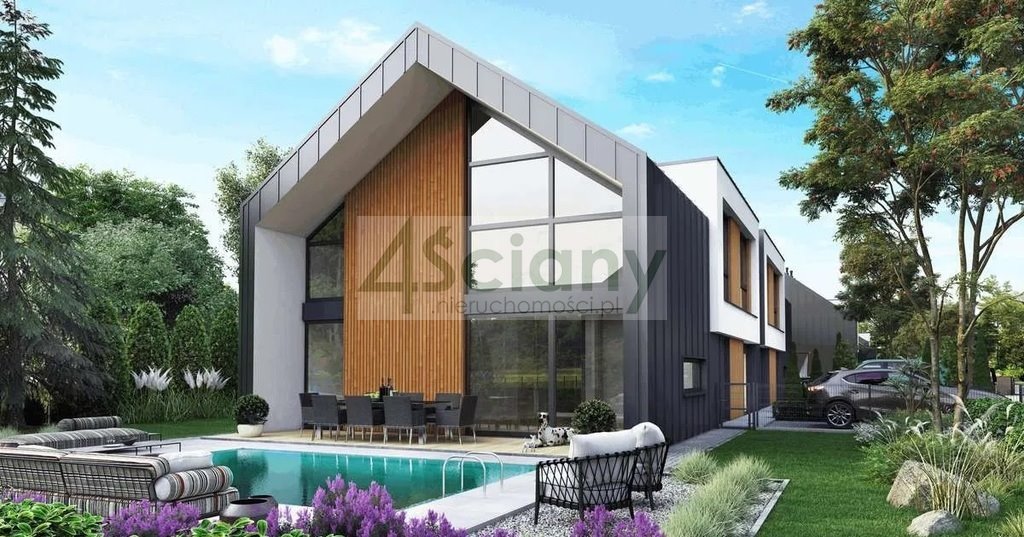 Nowoczesny bliźniak 176m2 z antresolą, garaż i ogród Musuły  177m2 Foto 1