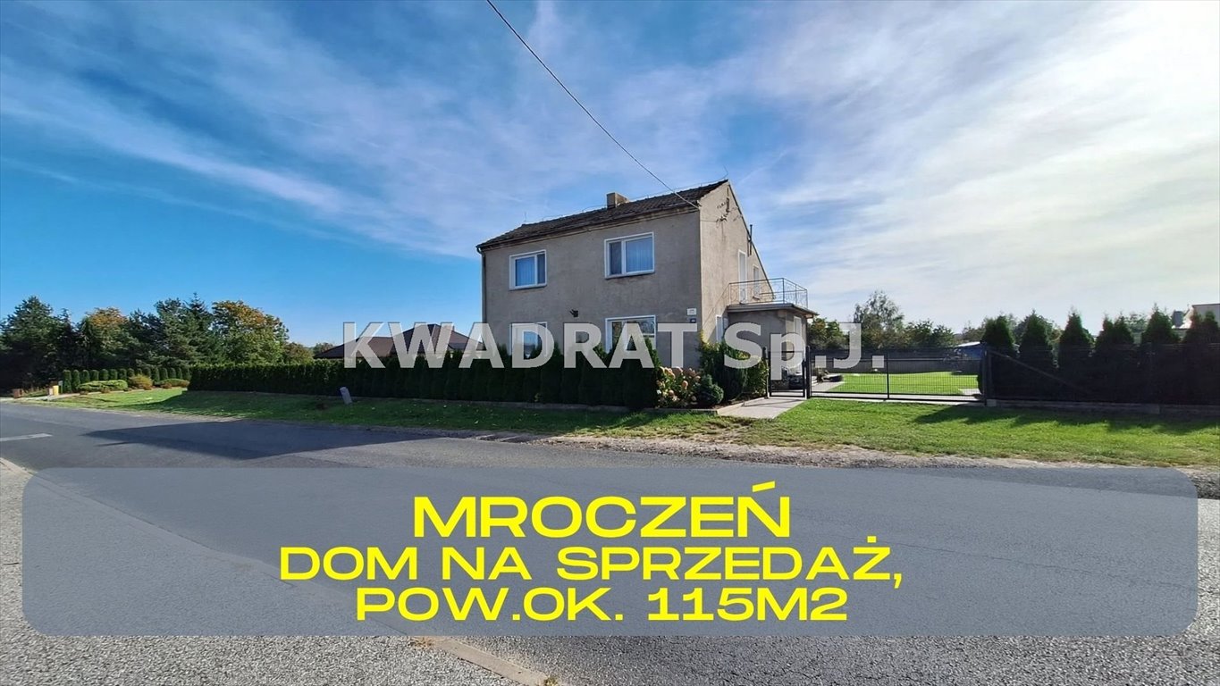 Solidny dom 115 m² z balkonem i dużą działką. Mroczeń  115m2 Foto 1