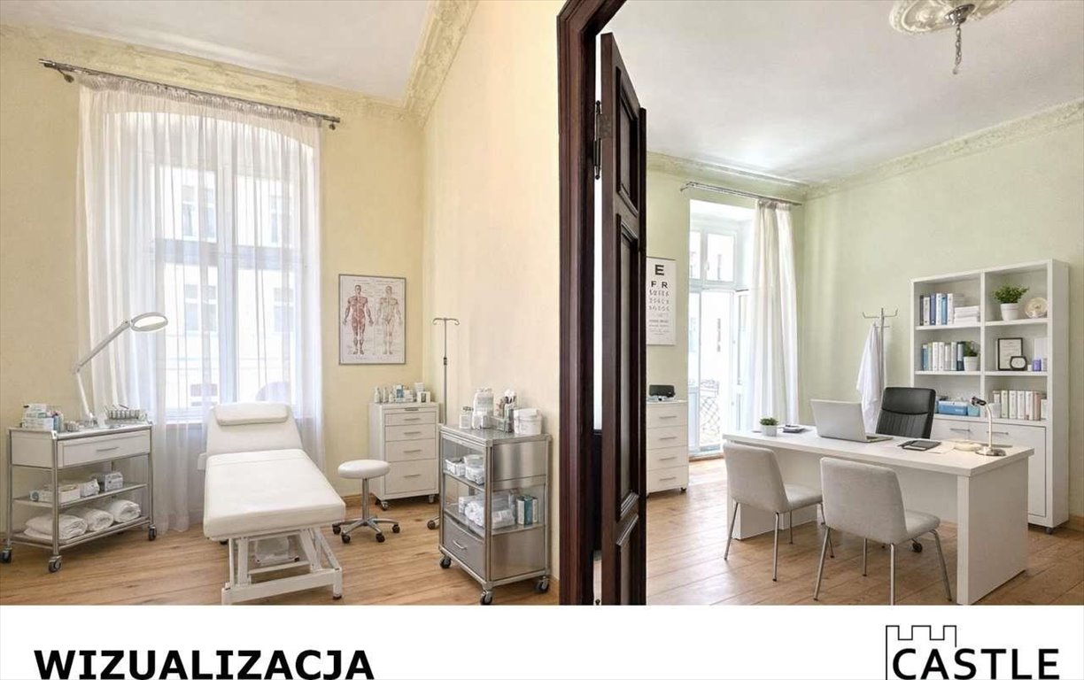 Przestronne 150 m² pod gabinety lekarskie w centrum Poznania Poznań, Centrum, Grobla  150m2 Foto 1