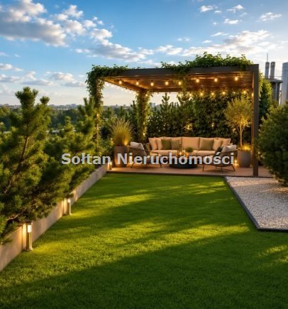 Luksusowy penthouse z ogrodem na dachu i panoramicznym widokiem Warszawa, Praga-Południe, Saska Kępa, Meksykańska  187m2 Foto 1