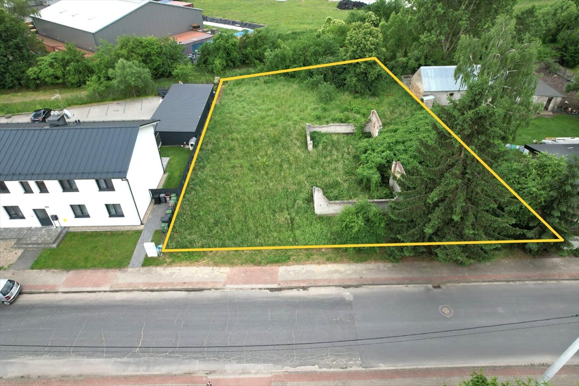 Działka budowlana 1200 m² przy głównej drodze w Mieścisku Mieścisko  1 200m2 Foto 1