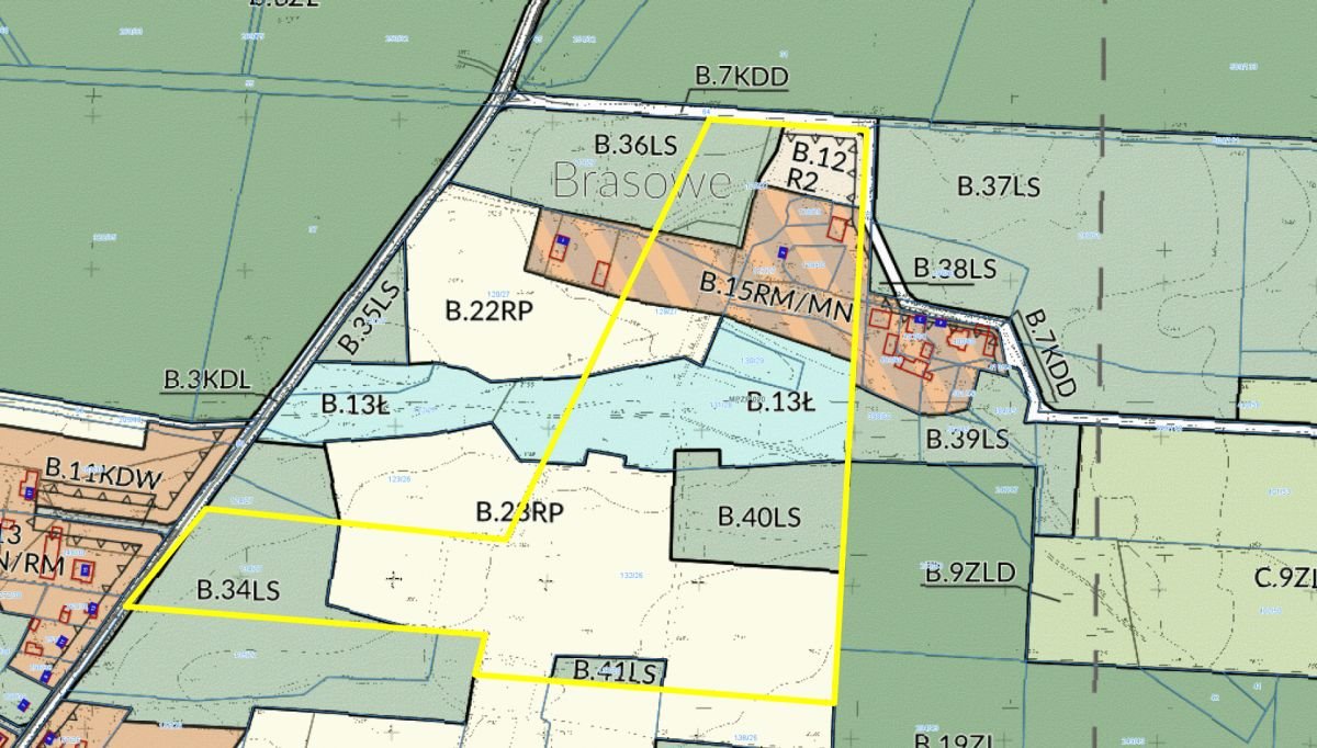 Działka budowlana na sprzedaż Tanina, Brasowe  80 411m2 Foto 3