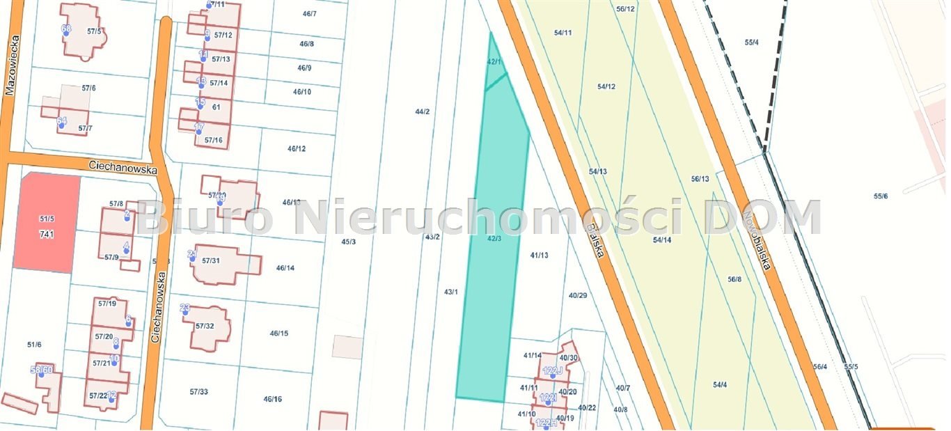 Działka 1811 m² pod dom lub inwestycję w Parkitce Częstochowa, Parkitka  1 811m2 Foto 1