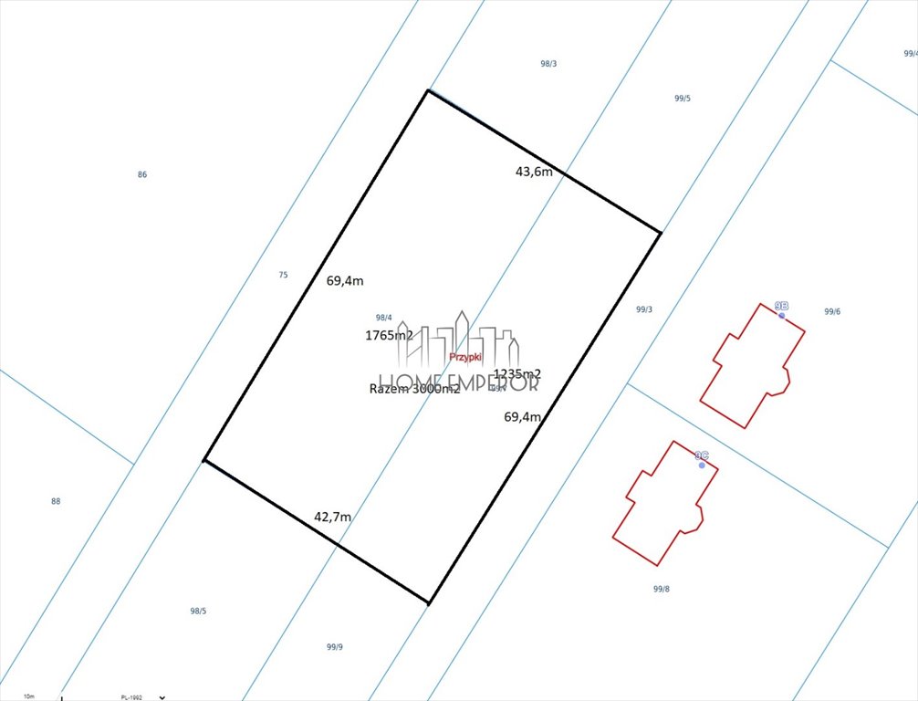 Działka budowlana na sprzedaż Przypki, Olszowa  3 000m2 Foto 1