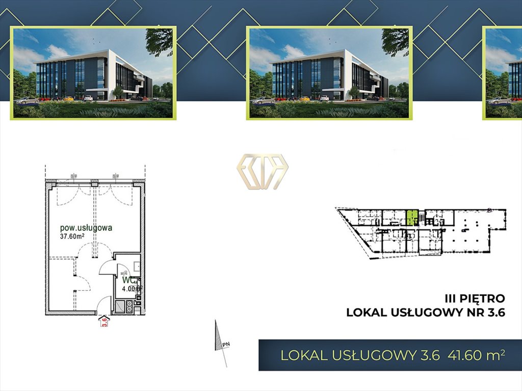 Lokal użytkowy na sprzedaż Częstochowa, Parkitka, gen. Leopolda Okulickiego  42m2 Foto 12