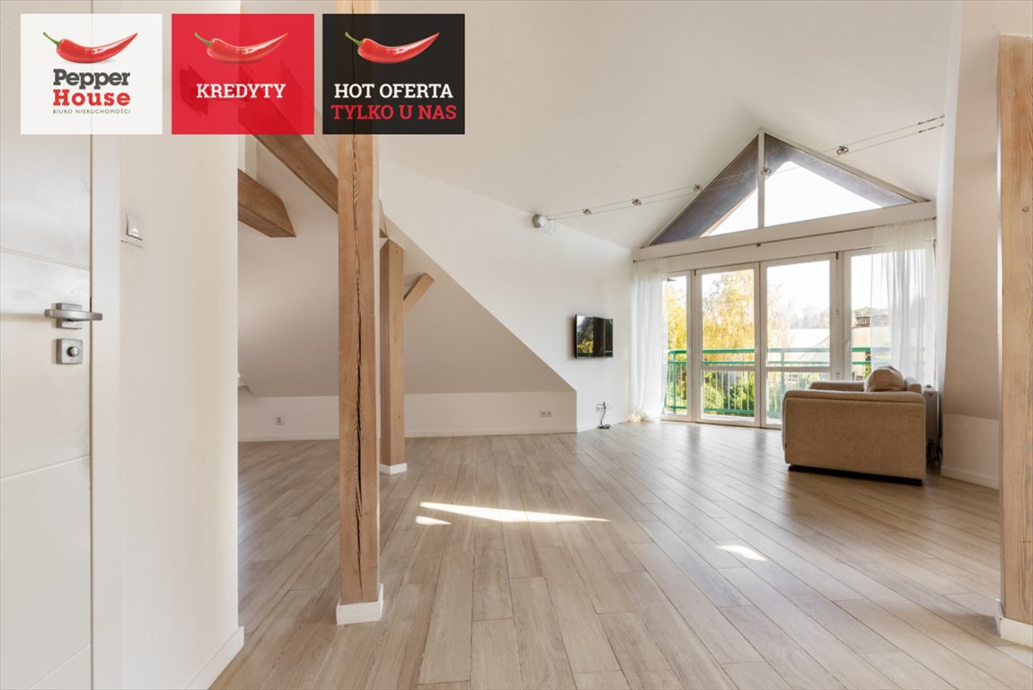 Dwupoziomowy loft 92 m2 z antresolą, balkonem i lasem Gdynia, Mały Kack, Miła  92m2 Foto 1