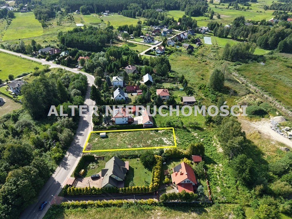 Działka 1000 m² pod dom z ogrodem, media, dojazd asfalt Niewodnica Kościelna, Łąkowa  1 000m2 Foto 1