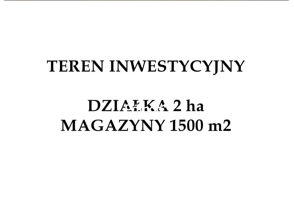 Teren 2 ha z magazynami i biurami - polecam Będzin  1 500m2 Foto 1