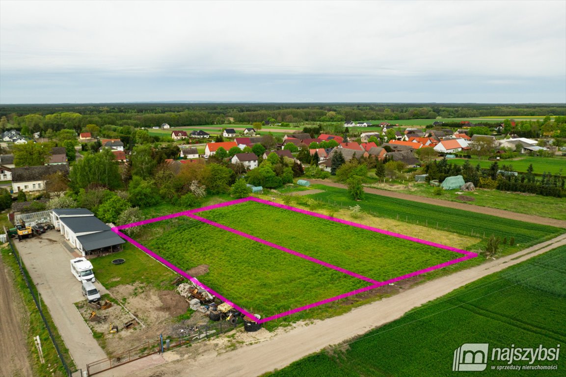 Działka budowlana na sprzedaż Przemocze  1 419m2 Foto 1