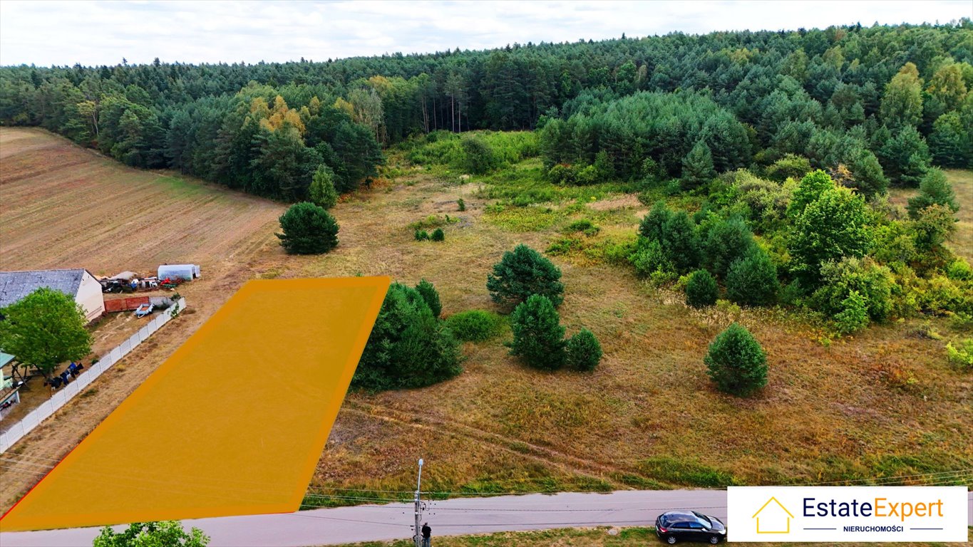 Działka 1028 m² pod dom w otoczeniu lasu, gotowa do budowy Marzysz, Marzysz, Marzysz Drugi  1 028m2 Foto 1
