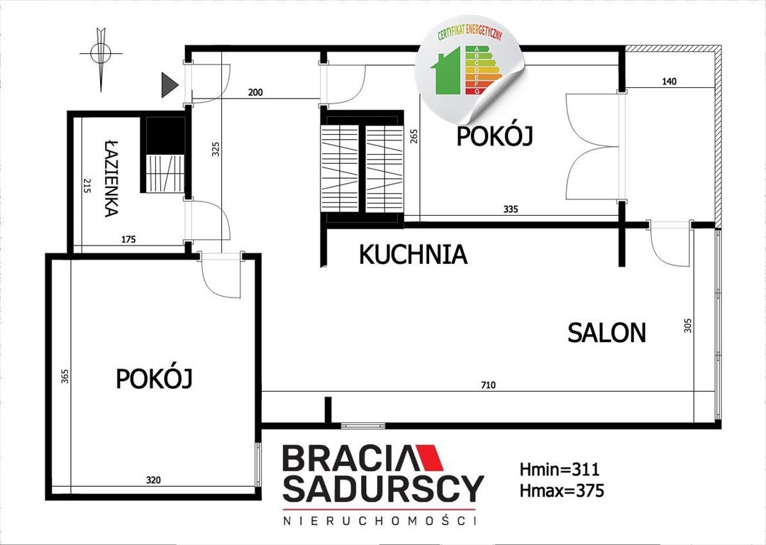 Mieszkanie trzypokojowe na sprzedaż Kraków, Bronowice, Bronowice Wielkie, Sosnowiecka  55m2 Foto 3