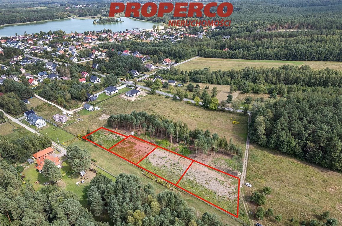 Działka 1000 m² pod zabudowę w Borkowie, las i zalew Daleszyce, Borków  1 000m2 Foto 1