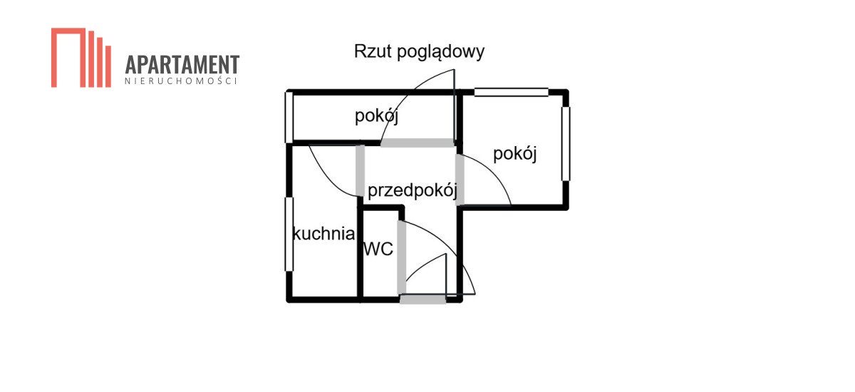 Mieszkanie dwupokojowe na sprzedaż Potulice  51m2 Foto 11