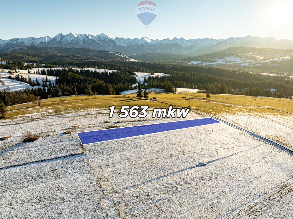 Działka z panoramicznym widokiem na Tatry w Rzepiskach Rzepiska, Potok Bryjów  1 563m2 Foto 1